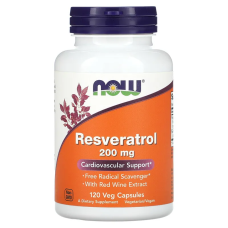 NOW Resveratrol 200mg - 120caps