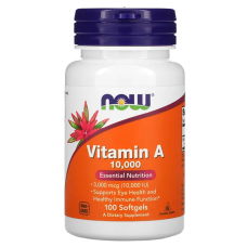 NOW Vitamin A (10 000ЕД) - 100 caps