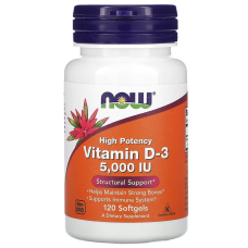 NOW Vitamin D3 (5 000ЕД) - 120caps