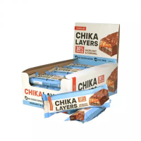 Chikalab Протеиновый батончик Chika Layers 60 гр. hazelnut-caramel