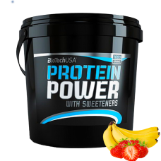 Biotech USA Протеин Protein Power 4000g - клубника банан