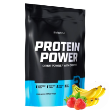 Biotech USA Протеин Protein Power 1000g - клубника-банан