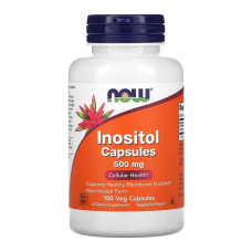 NOW Foods INOSITOL 500 мг, 100 капсул
