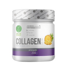 Nature Foods Collagen + Hyaluronic acid + Vit C 200g (Ананас)