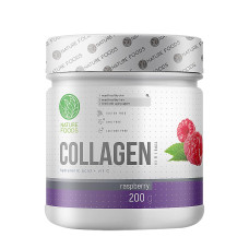 Nature Foods Collagen + Hyaluronic acid + Vit C 200g (Малина)