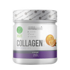 Nature Foods Collagen + Hyaluronic acid + Vit C 200g (Апельсин)