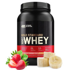 ON Протеин Whey Gold Standart 2lb - (Клубника Банан)
