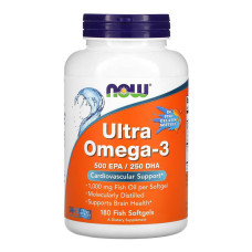 Now Omega 3 500 ЭПК /250 ДГК, 180 капсул