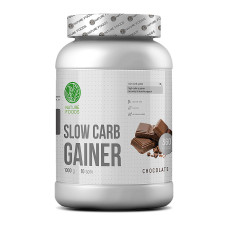Nature Foods Slow Carb Gainer 1000g (Банка) (Шоколад)