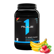 R1 Протеин сывороточный Whey Blend,  2 lbs. (Клубника Банан)