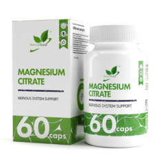 Natural Supp Magnesium Citrate 60 caps