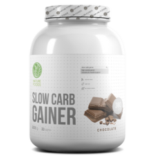 Nature Foods Slow Carb Gainer 3000g Банка (Шоколад)