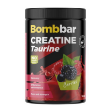 BOMBBAR Креатин + Таурин со вкусом Лесных ягод 300г