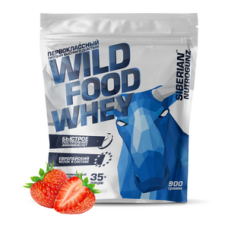 Siberian Nutrogunz Wild food whey 900 g (Клубника)