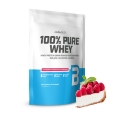 Biotech USA Протеин 100% Pure Whey 1000g - малиновый чизкейк