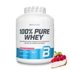 Biotech USA Протеин 100% Pure Whey 2270g малиновый-чизкейк