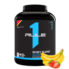 R1 Протеин сывороточный Whey Blend,  5 lbs. (Клубника Банан)