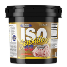 Ultimate Nutrition ISO Sensation 93, 5 lbs. клубника