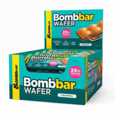 BOMBBAR протеиновая вафл с шоколадно-ореховой пастой, вкус Тирамису 32 г