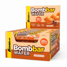 BOMBBAR протеиновая вафля с шоколадно-ореховой пастой, вкус Капучино 32 г