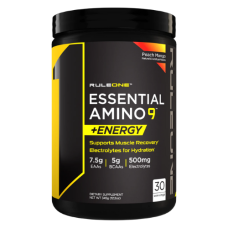 R1 Essential Amino 9 + Energy, 345 gr. Персик Манго