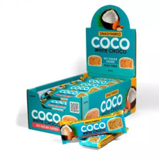 SNAQ FABRIQ COCO Батончик глазированный 40 г - Кокос-Миндаль