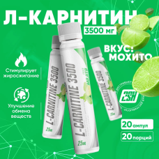 2SN Л-Карнитин L-carnitine 3500mg amp (Мохито)