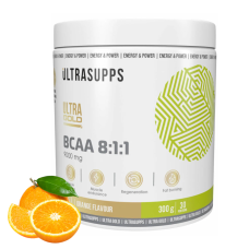 UltraSupps Ultra Gold BCAA 8:1:1, 300g - апельсин