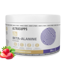 UltraSupps Ultra Gold Beta Alanine, 200g - клубника